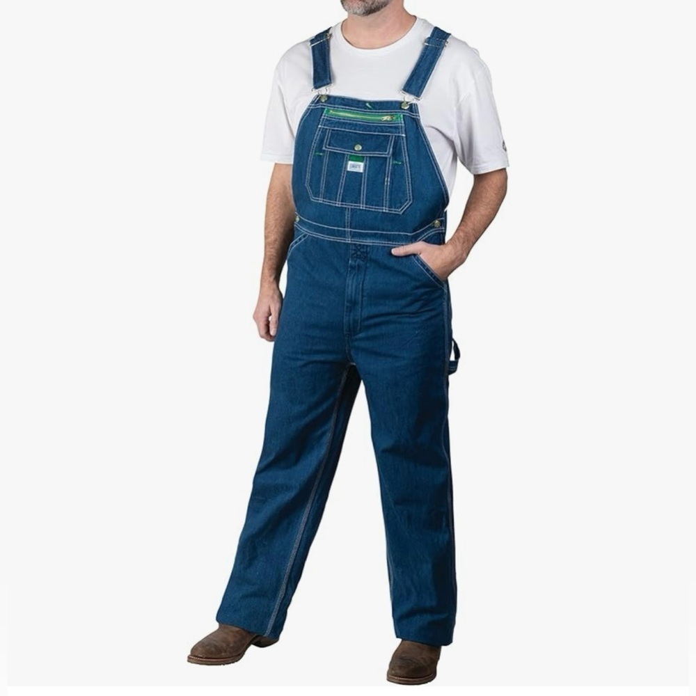 Liberty Men’s Duck Bib Overalls Size 40 x 30